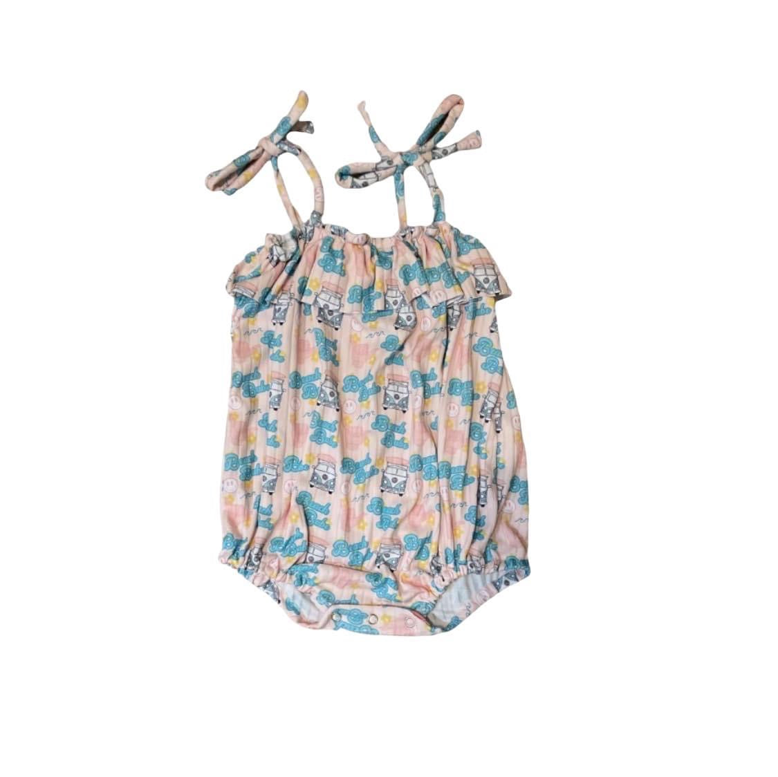 Tie strap playsuit romper