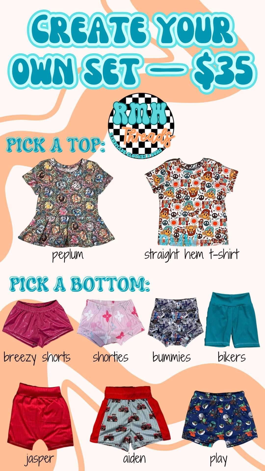 Build your own set (girls)