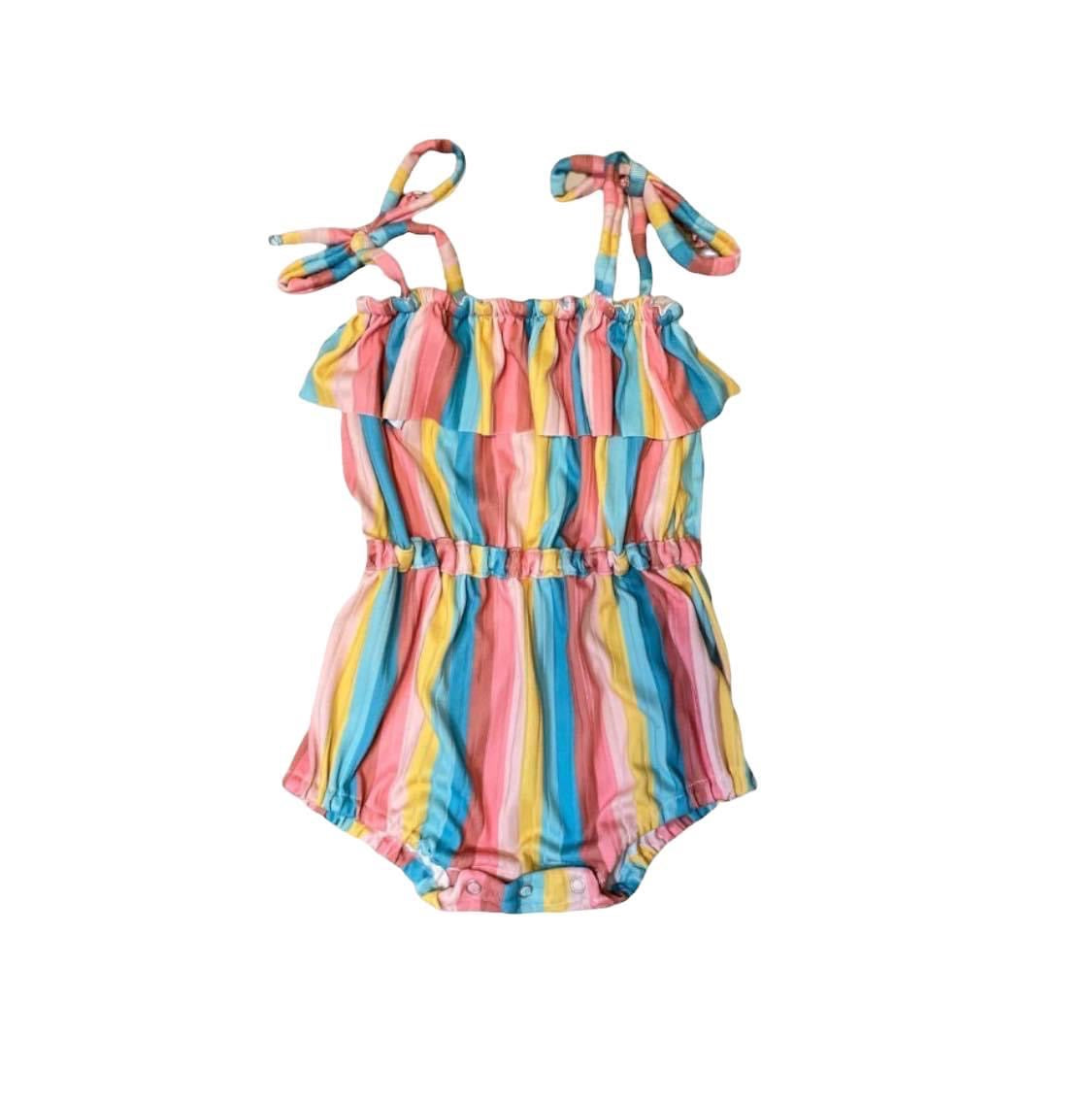 Tie strap playsuit romper