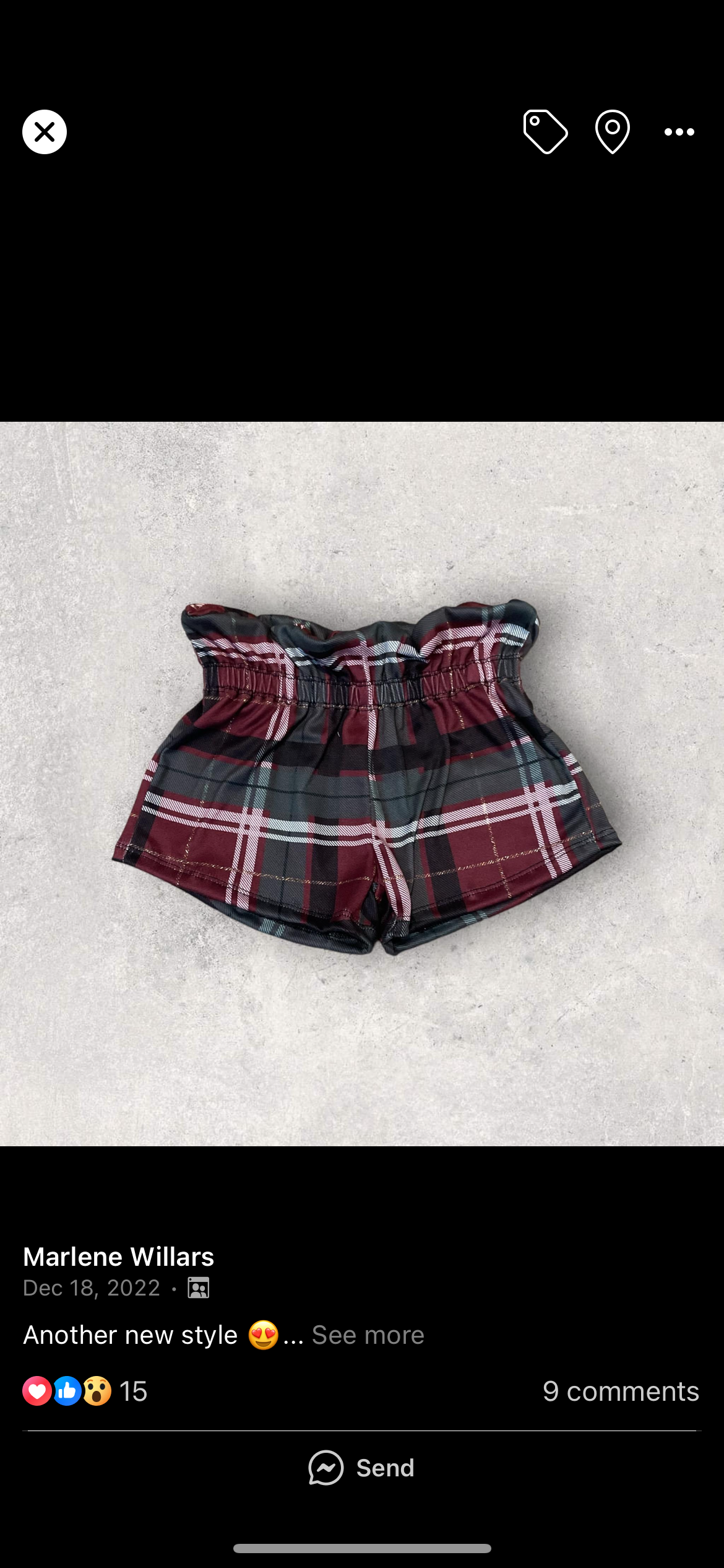 Bloomer shorts