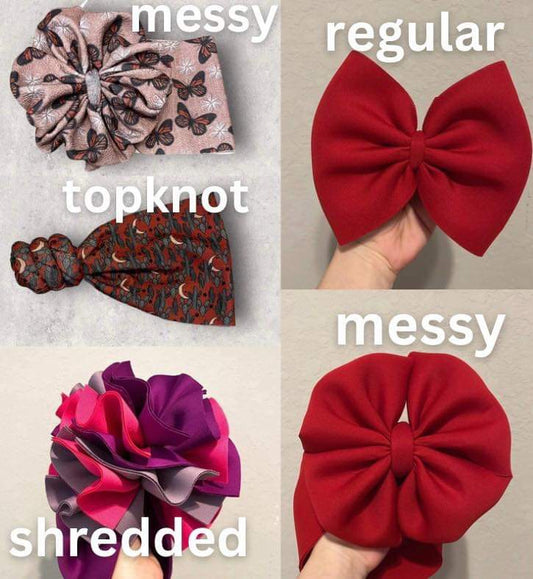 Shredded bow